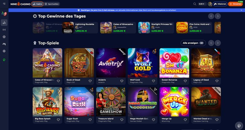 Ein Abend mit Max: Warum er Nine Casino ausprobierte in Germany